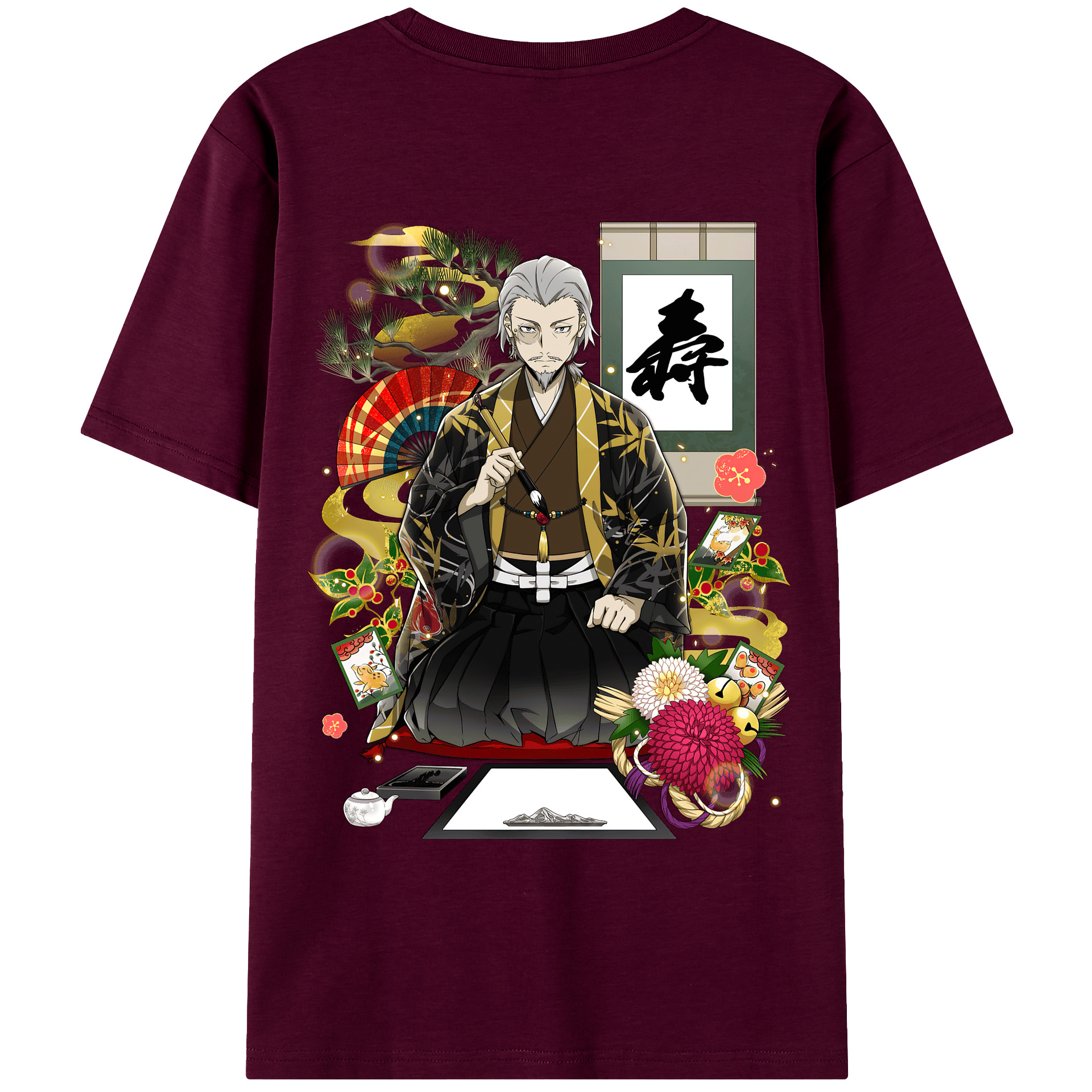 （画像用） 文豪ストレイドッグス Bungo Stray Dogs レディース半袖Tシャツ(バックプリント)